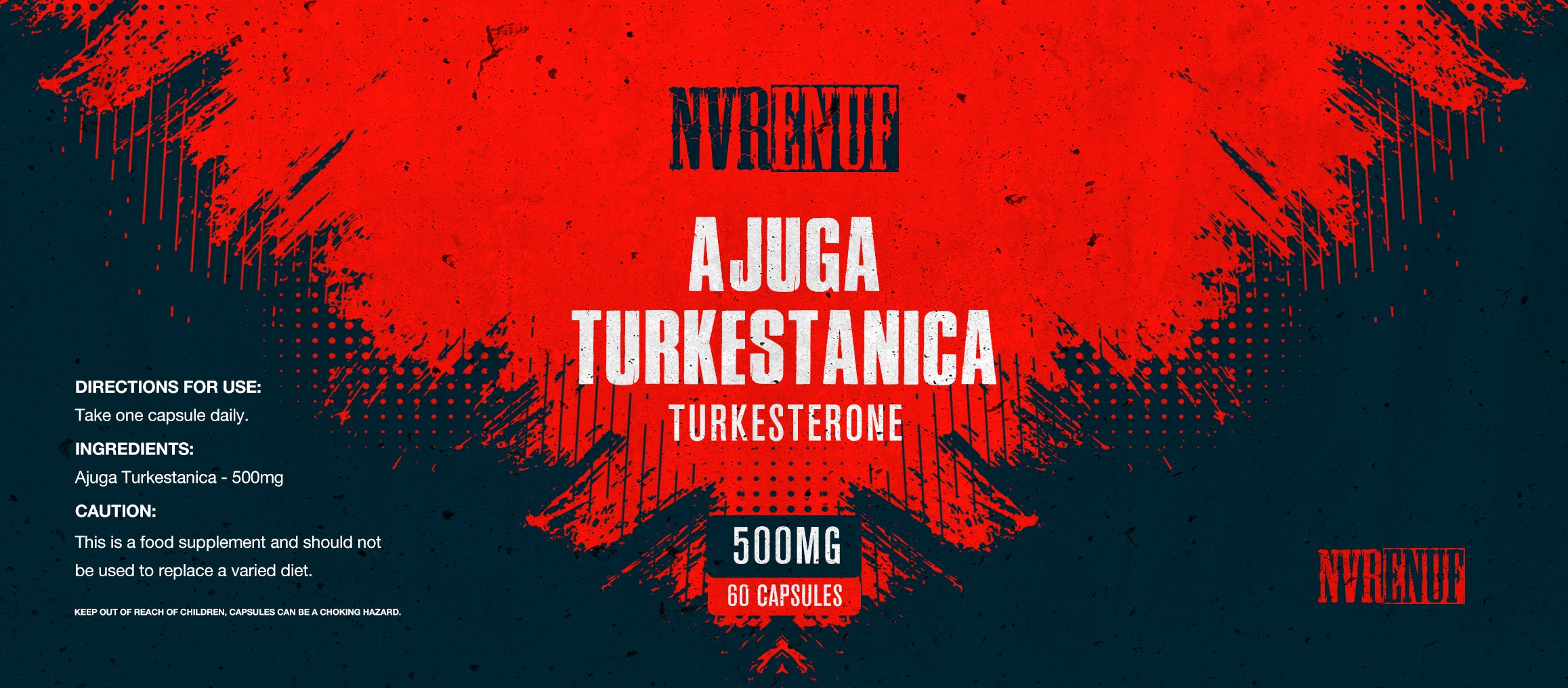 Turkesterone 500mg 60 Capsules
