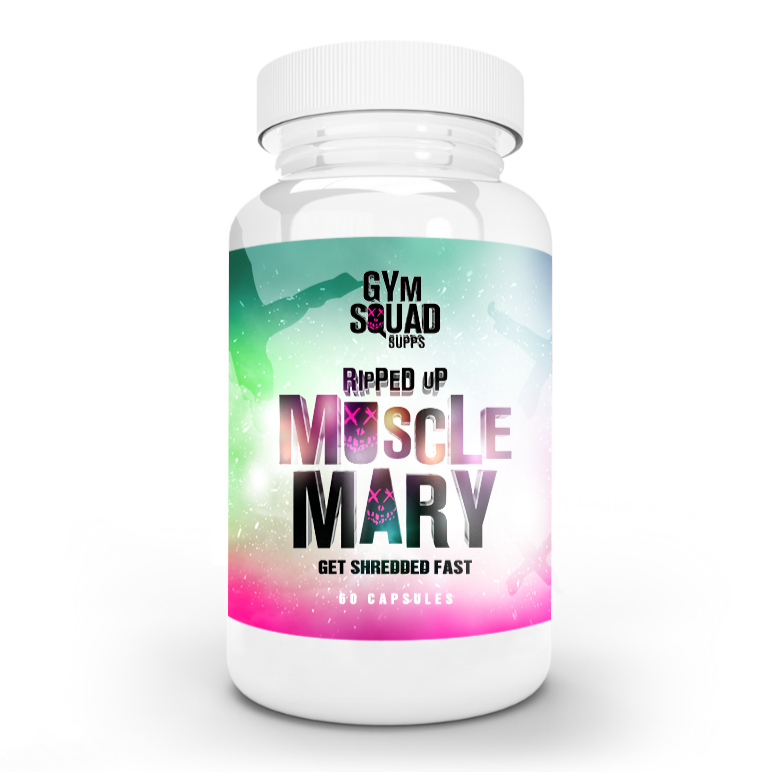 Gym Squad Supps Ripped Up Muscle Mary 60 Capsules