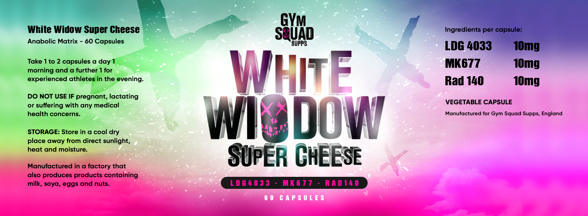 White Willow Super Cheese Anabolic SARM's Complex 60 Capsules